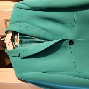 Tahari asl stunning turquoise jacket great for spring size 16